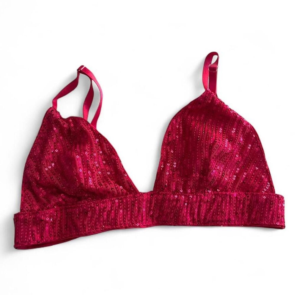 Shein Women's Red and Pink Bra - Picture 2 of 5